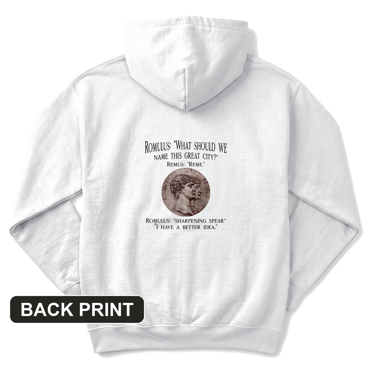 Rome Back Print Hoodie