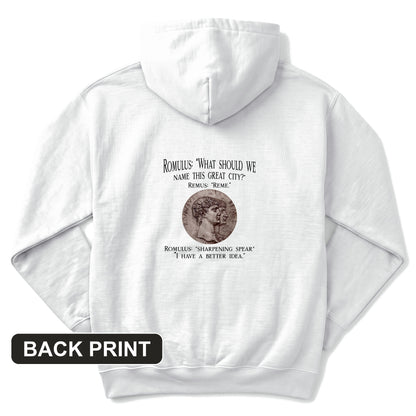 Rome Back Print Hoodie
