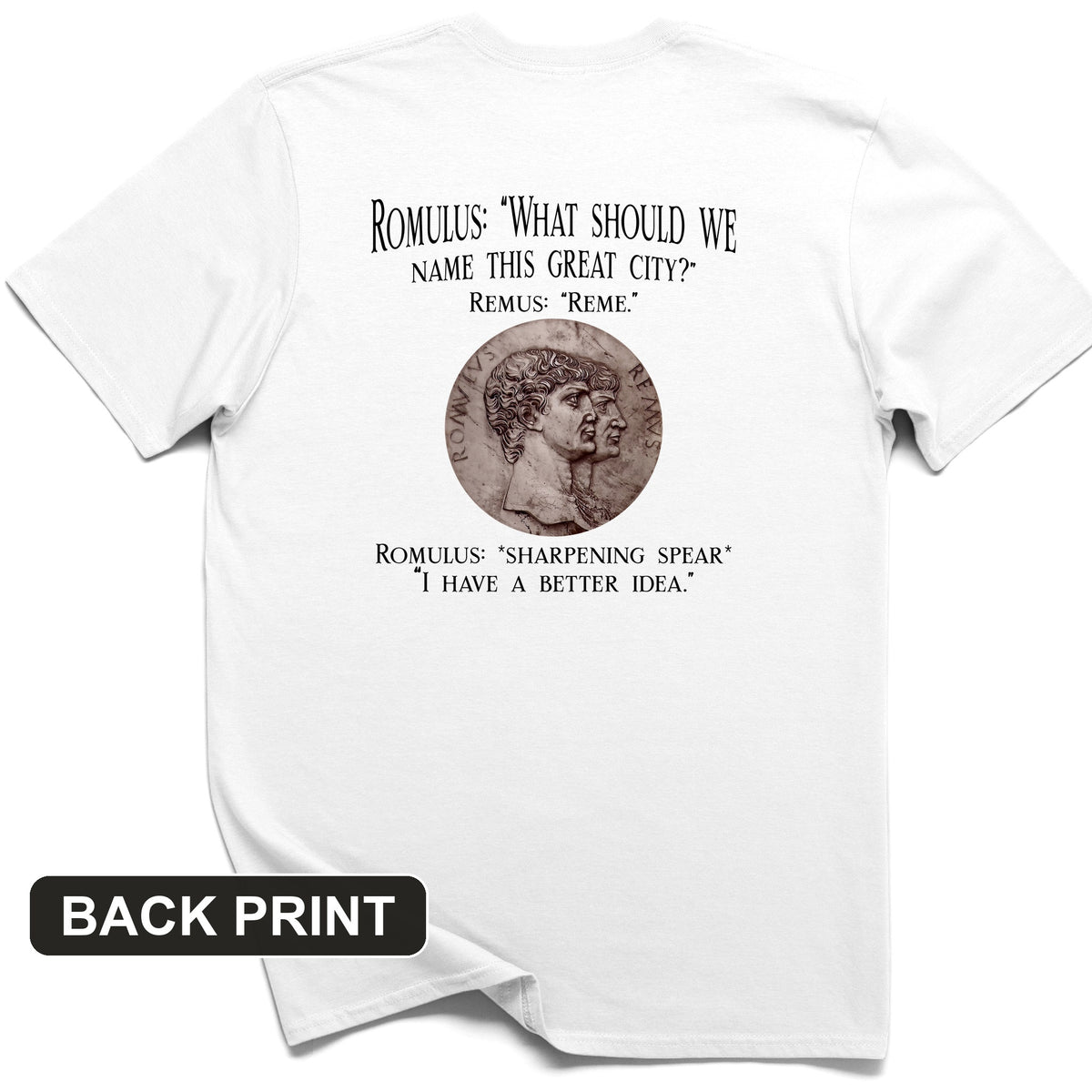 Rome Back Print T-Shirt