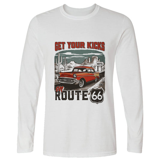 Route 66 Billboard Long Sleeve T-Shirt