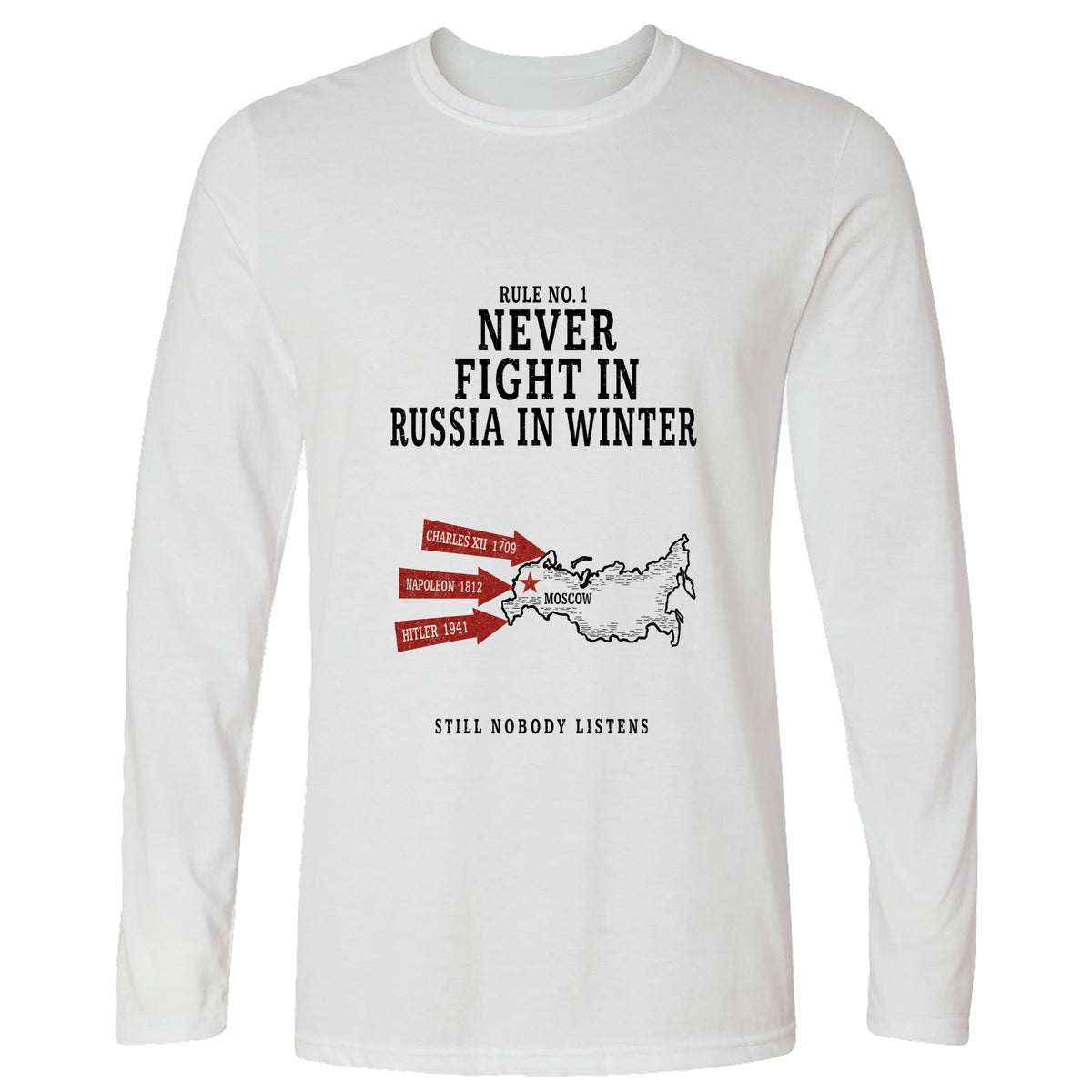 Russia In Winter Long Sleeve T-Shirt