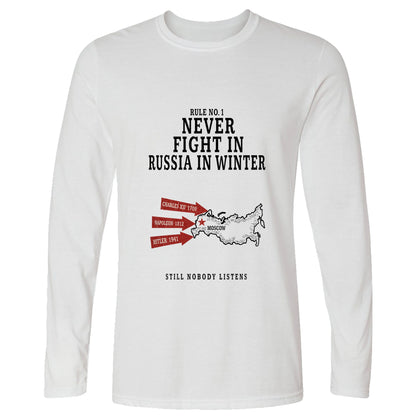 Russia In Winter Long Sleeve T-Shirt