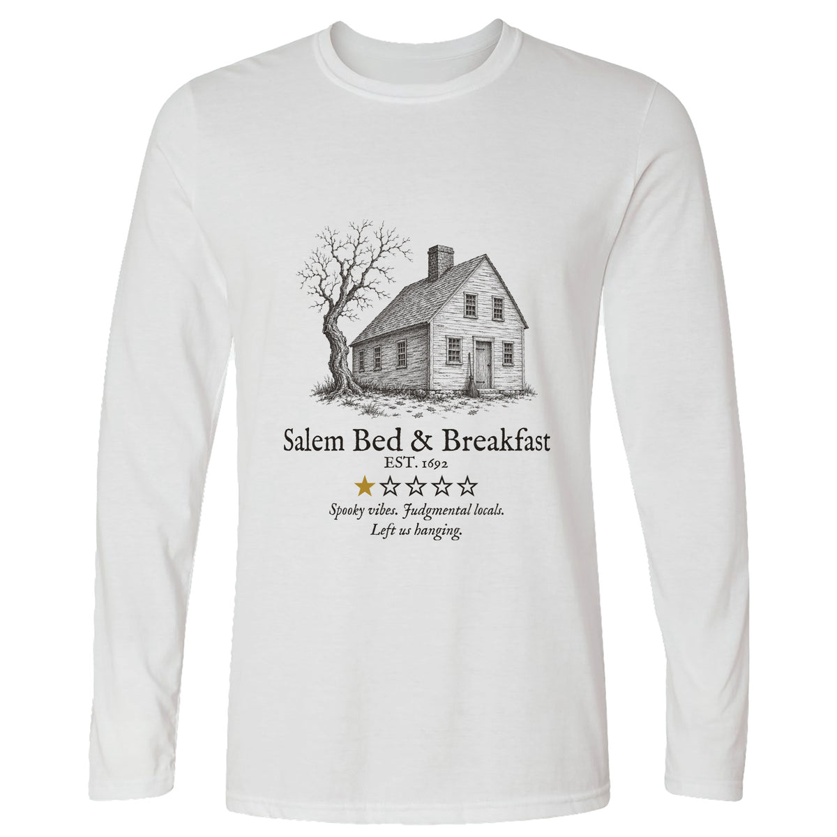 Salem Bed And Breakfast 1692 Long Sleeve T-Shirt
