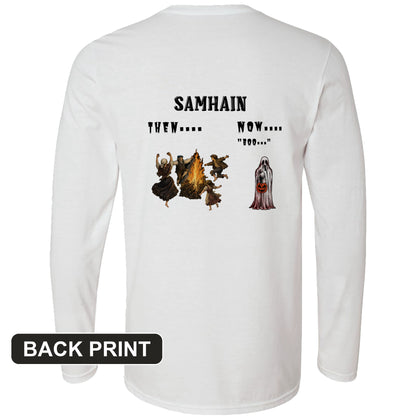 Samhain Back Print Long Sleeve T-Shirt