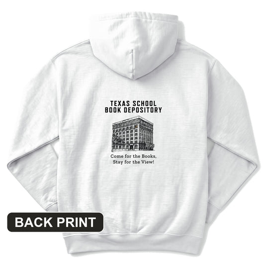 School Book Depository Back Print Hoodie