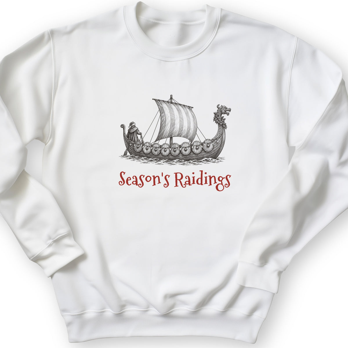 Seasons Raidings Viking Christmas Crewneck