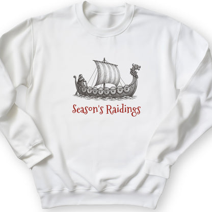 Seasons Raidings Viking Christmas Crewneck