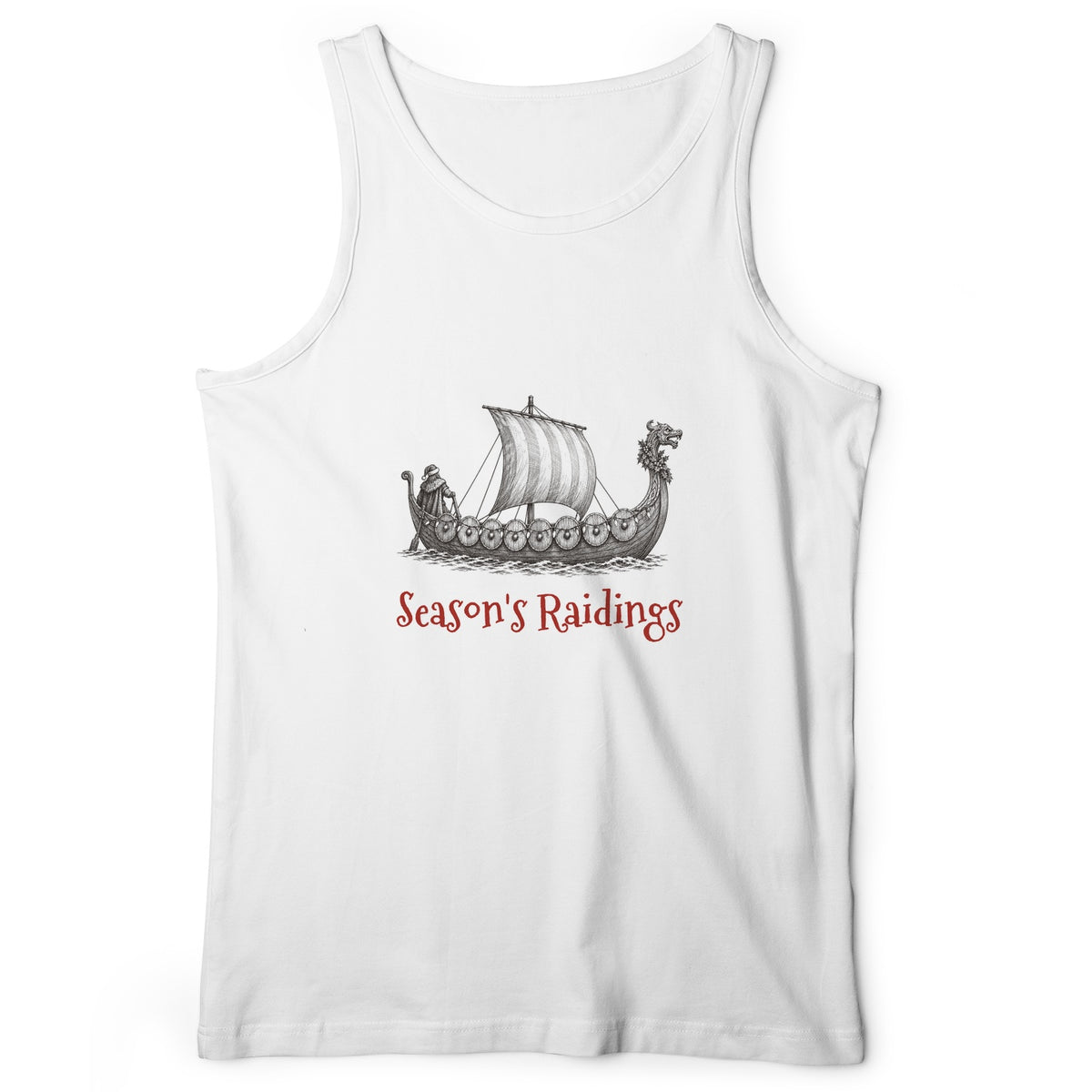 Seasons Raidings Viking Christmas Tank Top