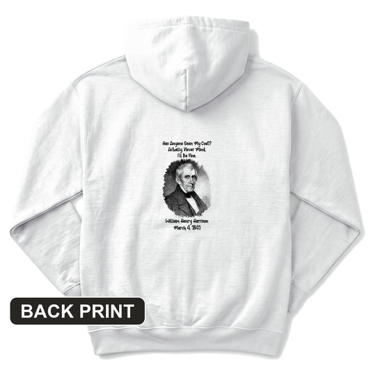 Seen My Coat Back Print Hoodie