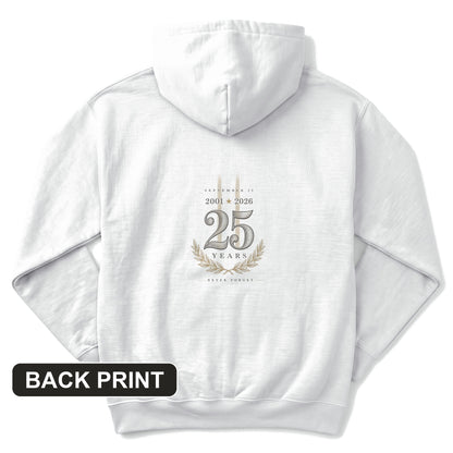 September 11 - 25 Years Back Print Hoodie