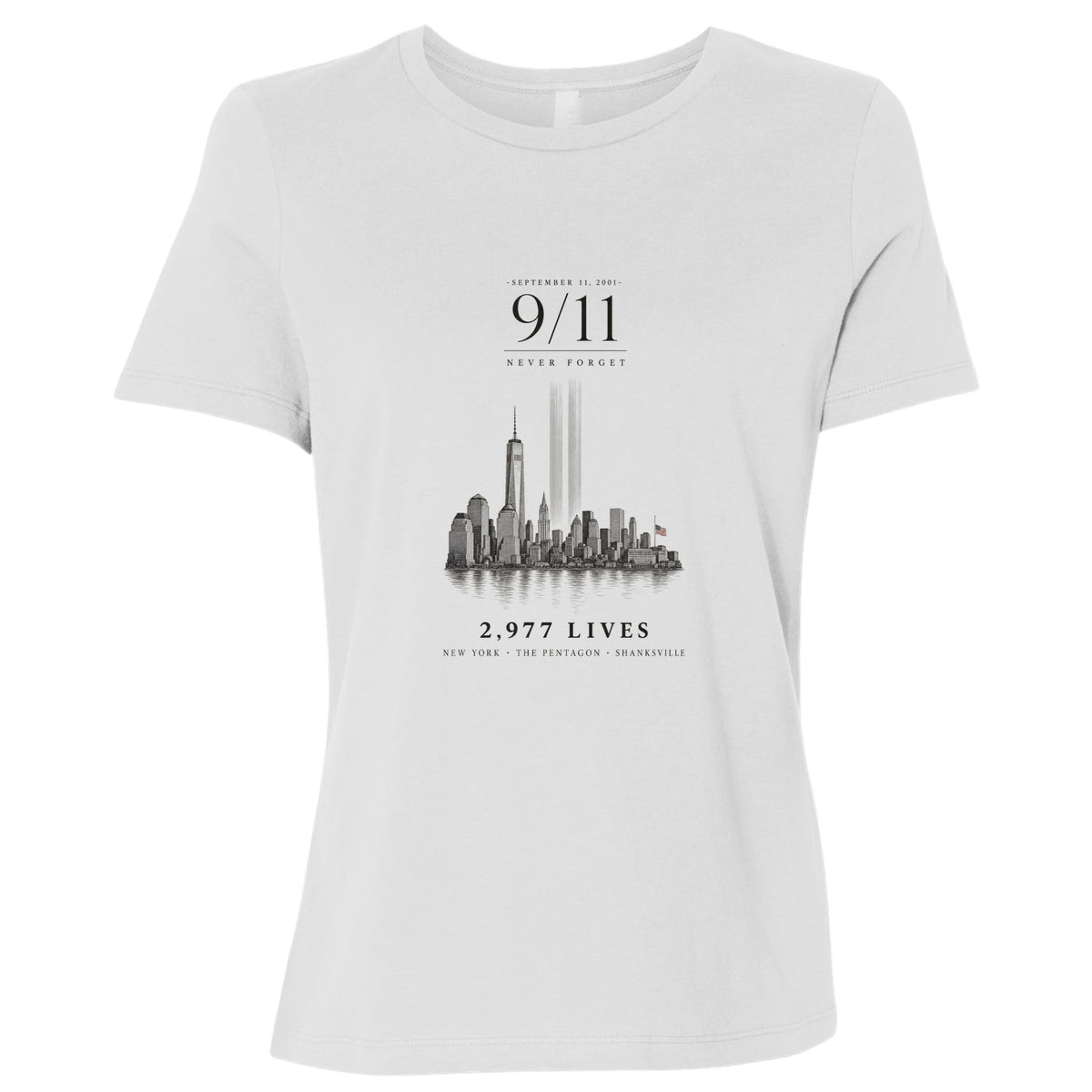 September 11 Never Forget Women's T-Shirt