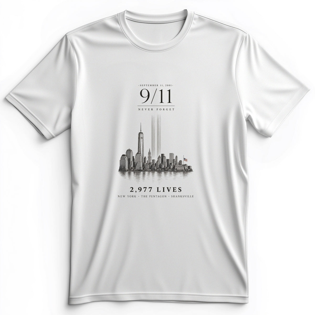 September 11 Never Forget Premium Tee