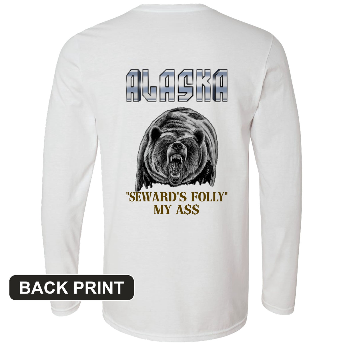 Seward's Folly Back Print Long Sleeve T-Shirt