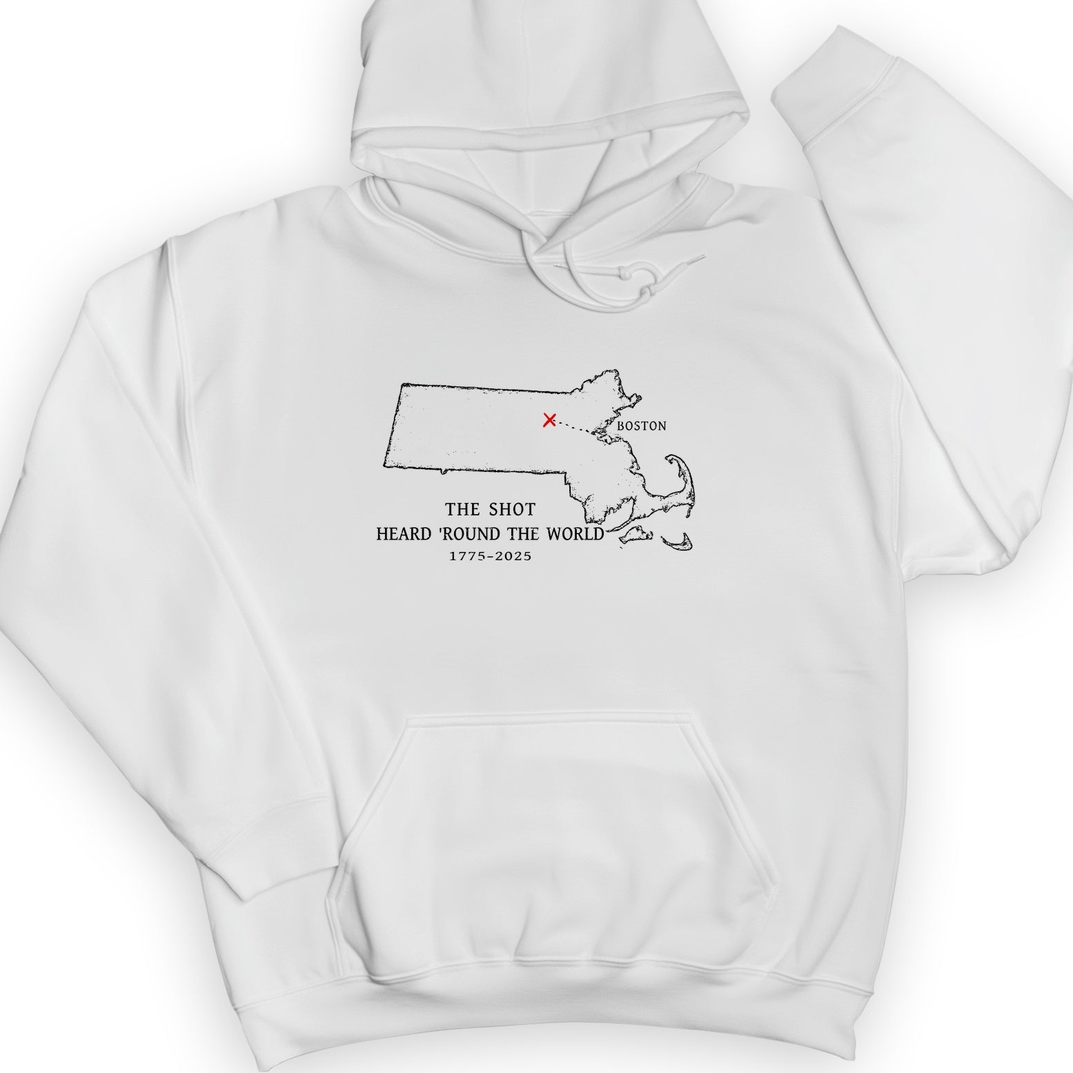 Shot Heard Round The World Hoodie