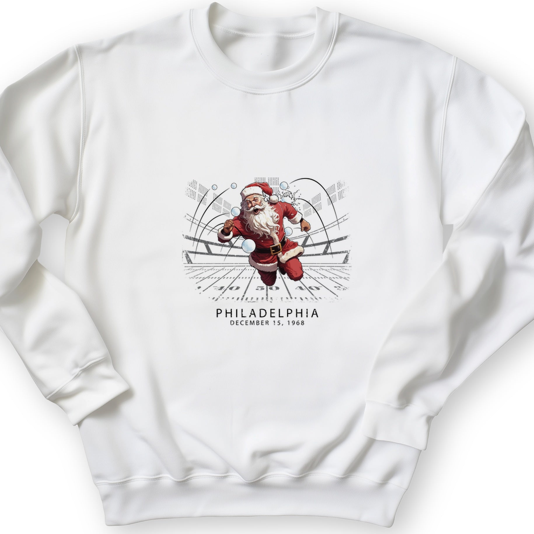 Snowballs at Santa Crewneck