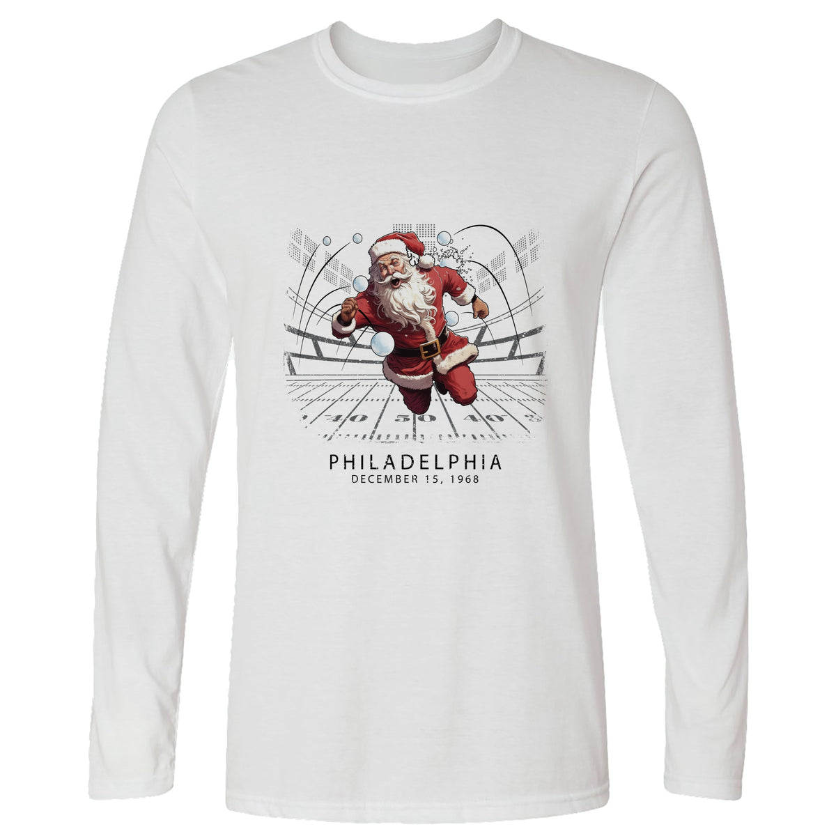 Snowballs at Santa Long Sleeve T-Shirt