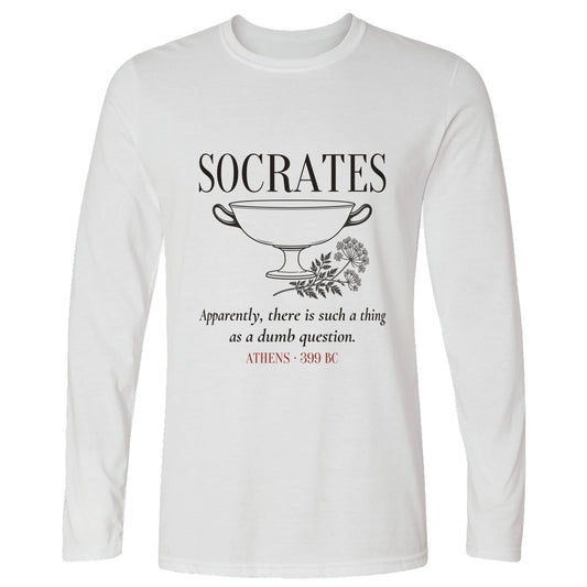 Socrates Dumb Question Long Sleeve T-Shirt