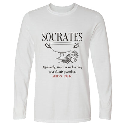 Socrates Dumb Question Long Sleeve T-Shirt