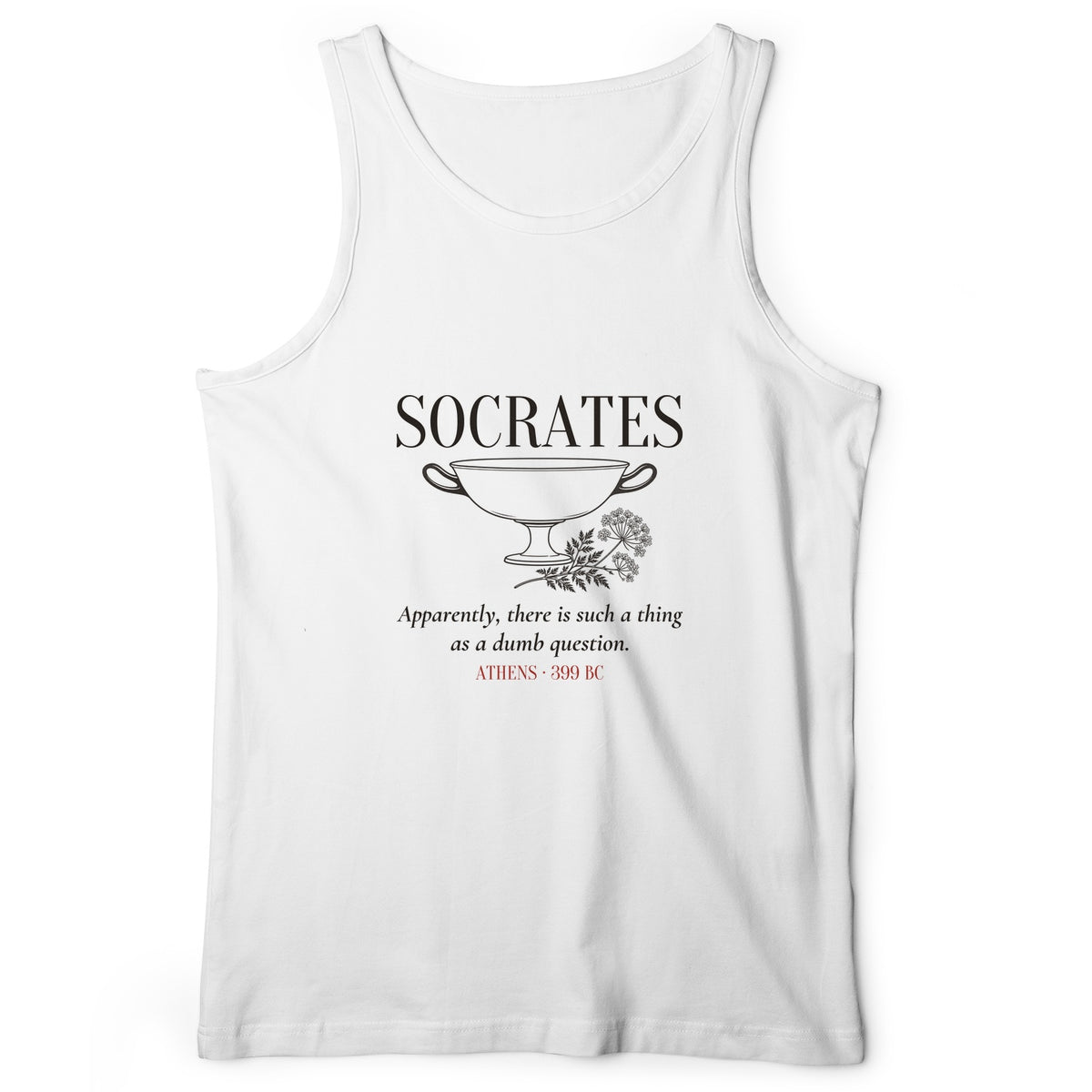 Socrates Dumb Question Tank Top