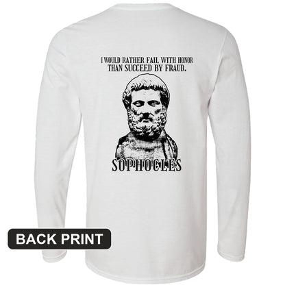 Sophocles Back Print Long Sleeve T-Shirt