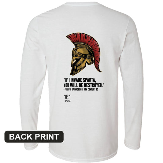 Sparta - If Back Print Long Sleeve T-Shirt