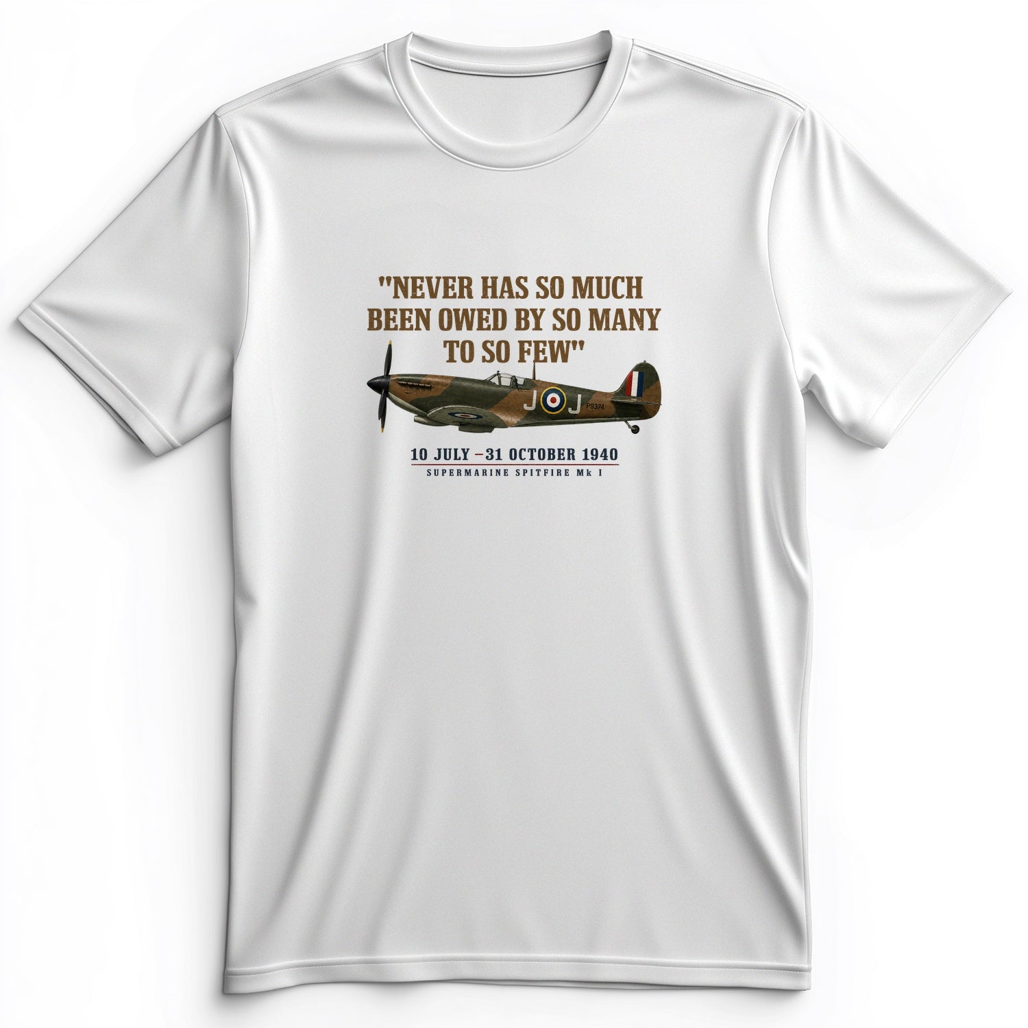 Spitfire So Few Quote Premium Tee