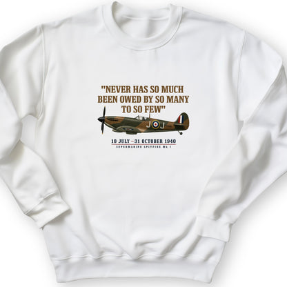 Spitfire So Few Quote Sweatshirt