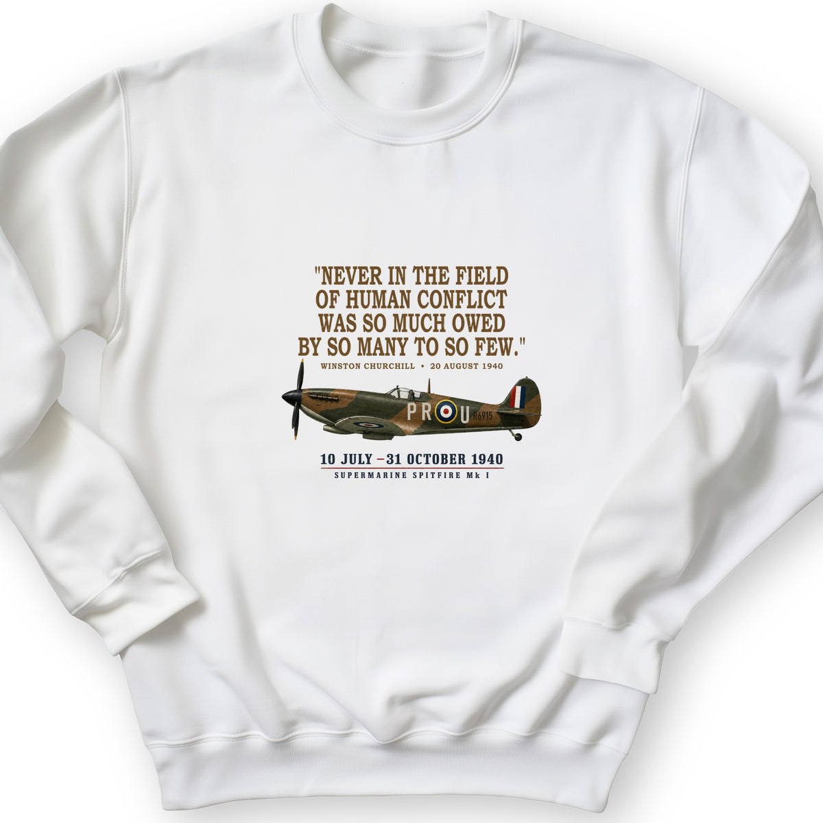 Spitfire So Few Quote Crewneck
