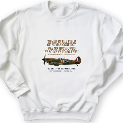 Spitfire So Few Quote Crewneck