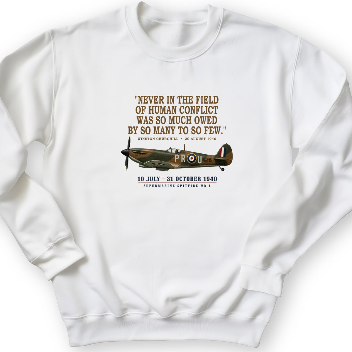 Spitfire So Few Quote Crewneck