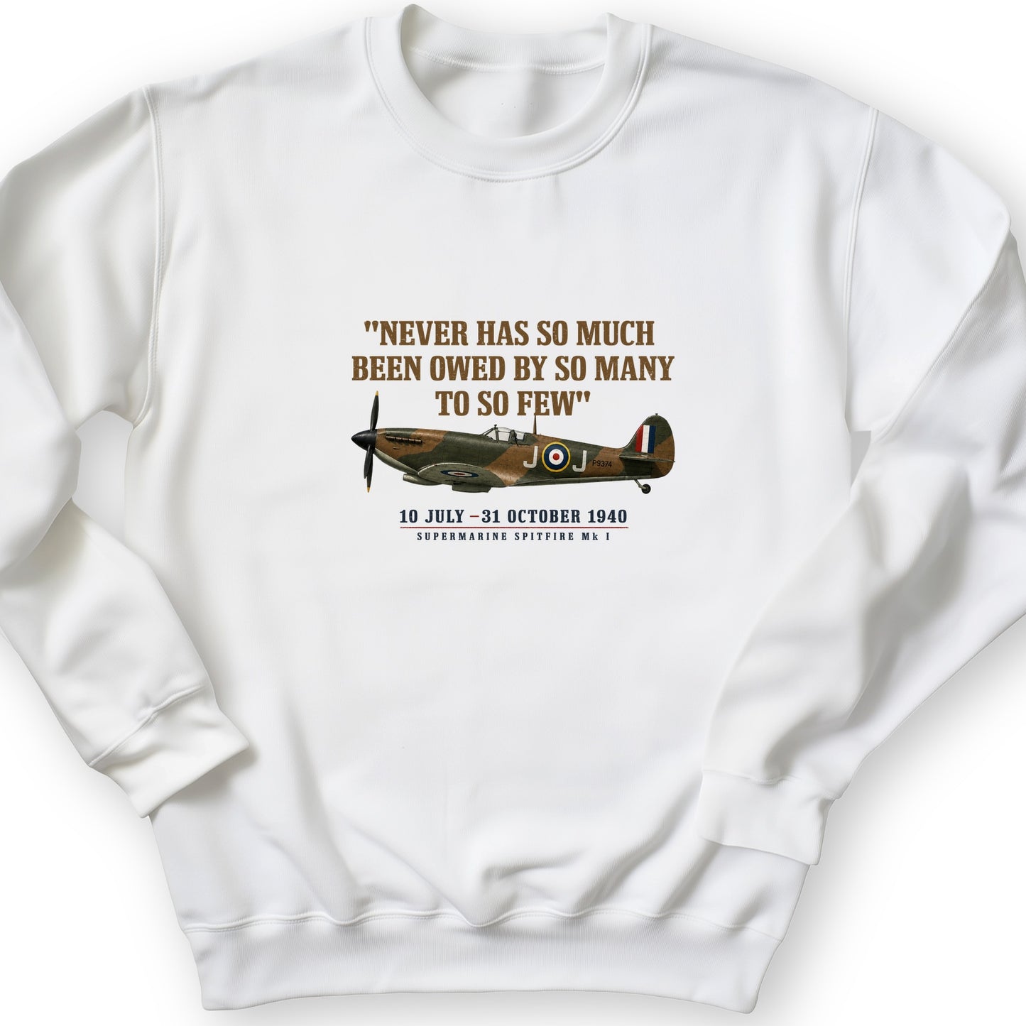 Spitfire So Few Quote Crewneck