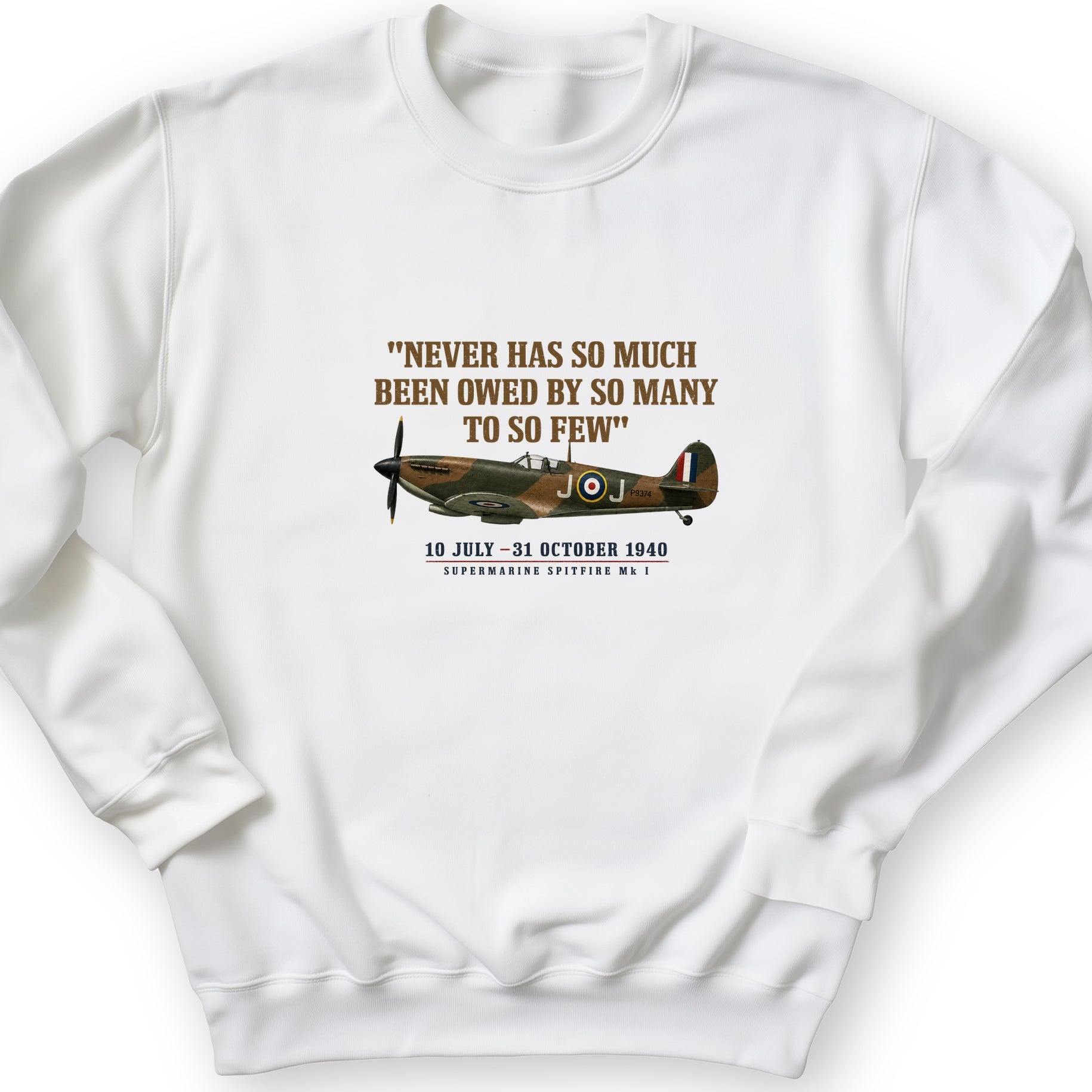 Spitfire So Few Quote Crewneck