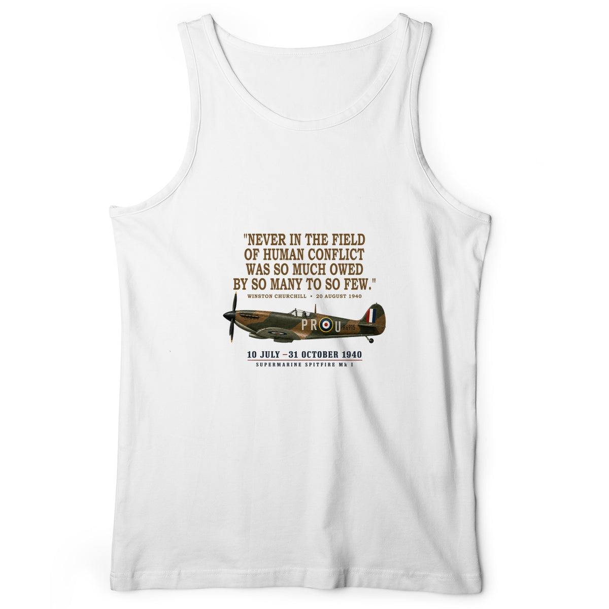 Spitfire So Few Quote Tank Top