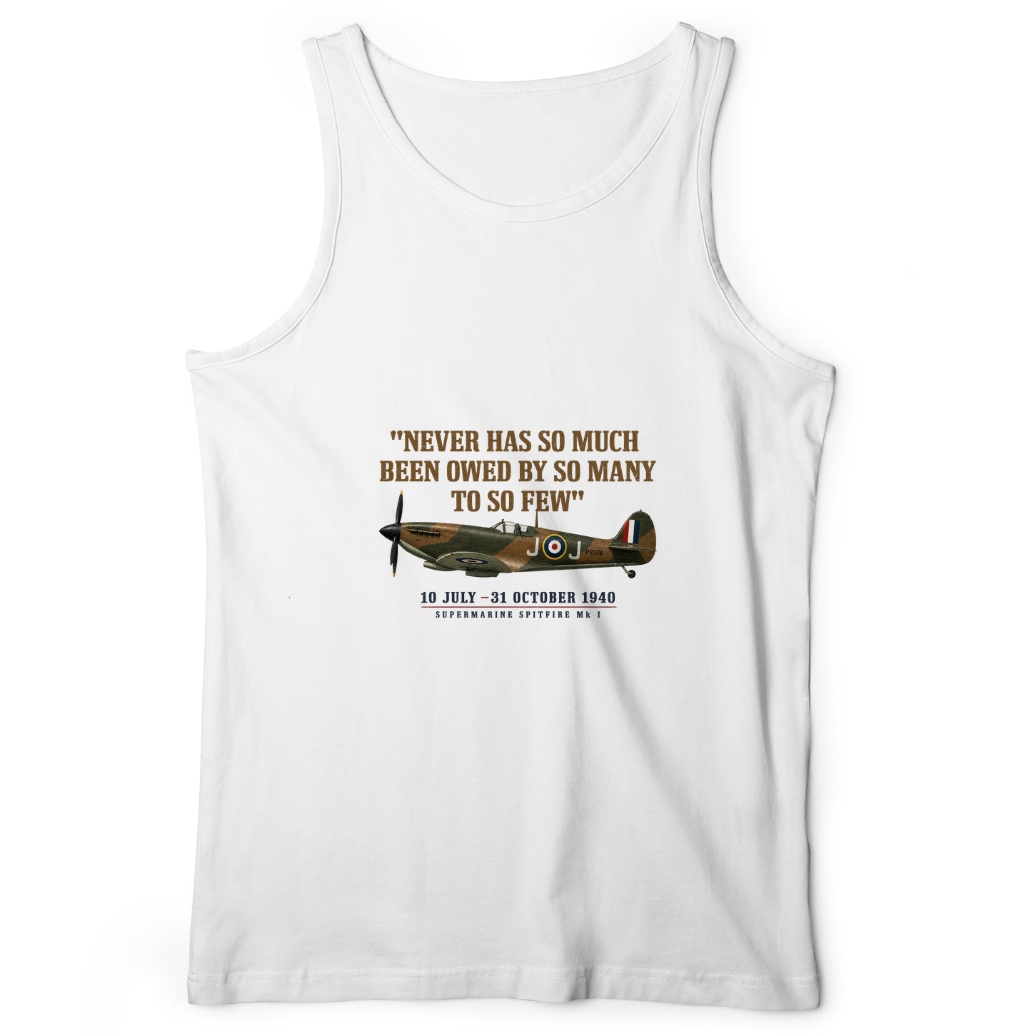 Spitfire So Few Quote Tank Top
