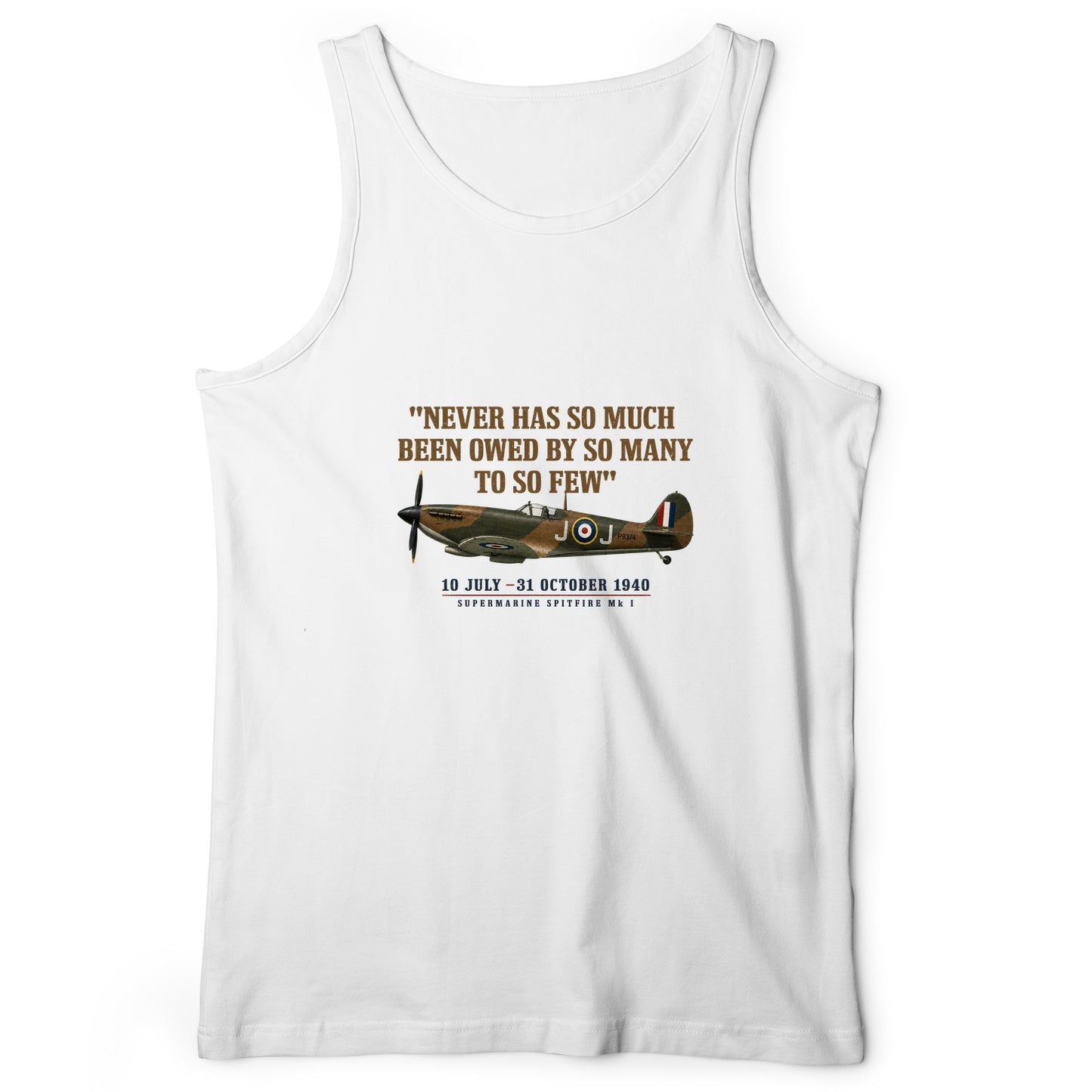 Spitfire So Few Quote Tank Top