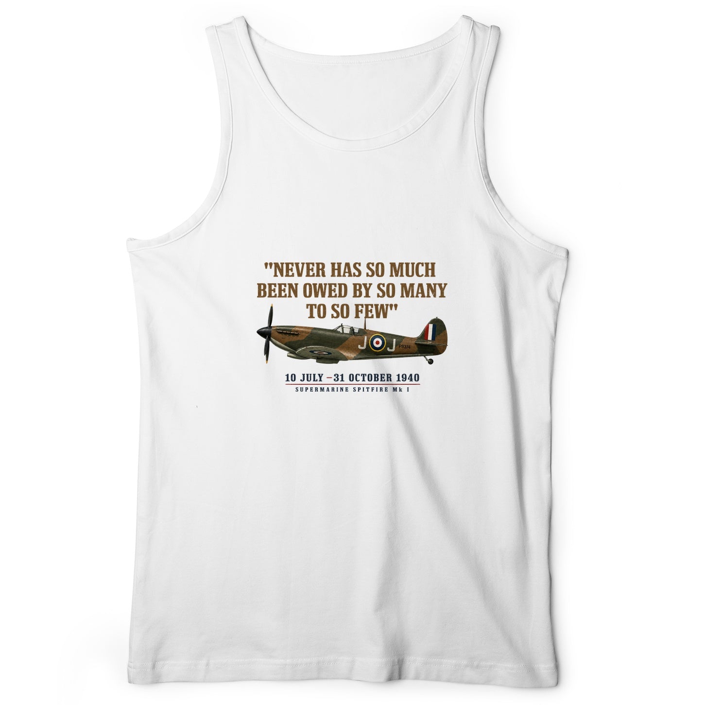 Spitfire So Few Quote Tank Top