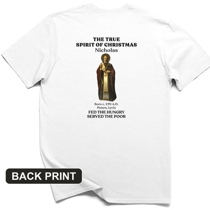 St Nicholas Back Print T-Shirt
