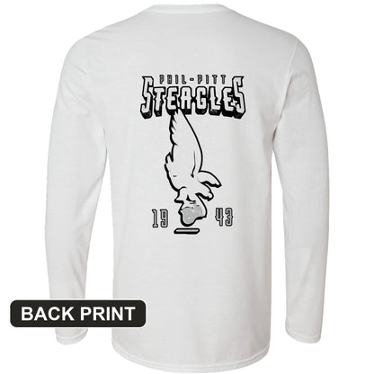 Steagles Back Print Long Sleeve T-Shirt