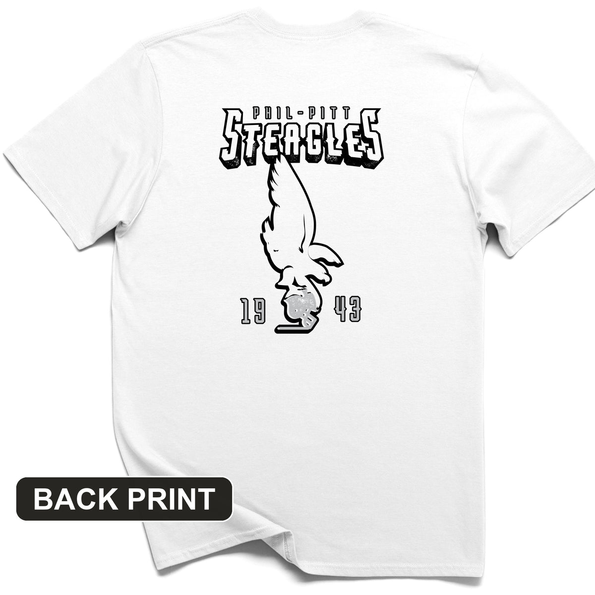 Steagles Back Print T-Shirt