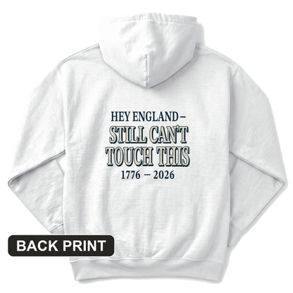 Still Can't Touch This Back Print Hoodie