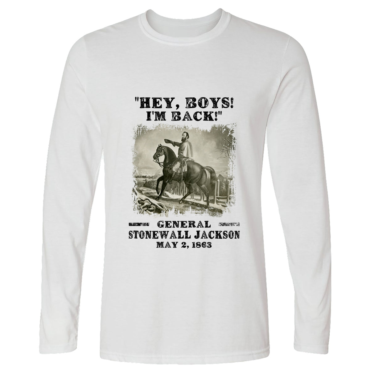 Stonewall Jackson Long Sleeve T-Shirt
