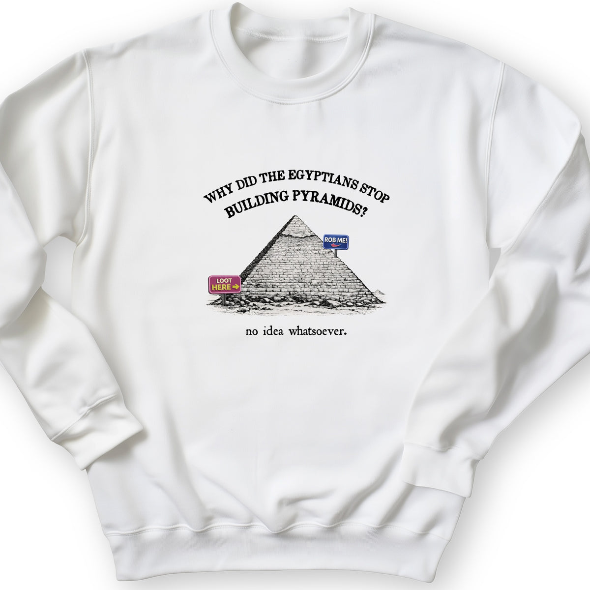 Stop Building Pyramids Crewneck