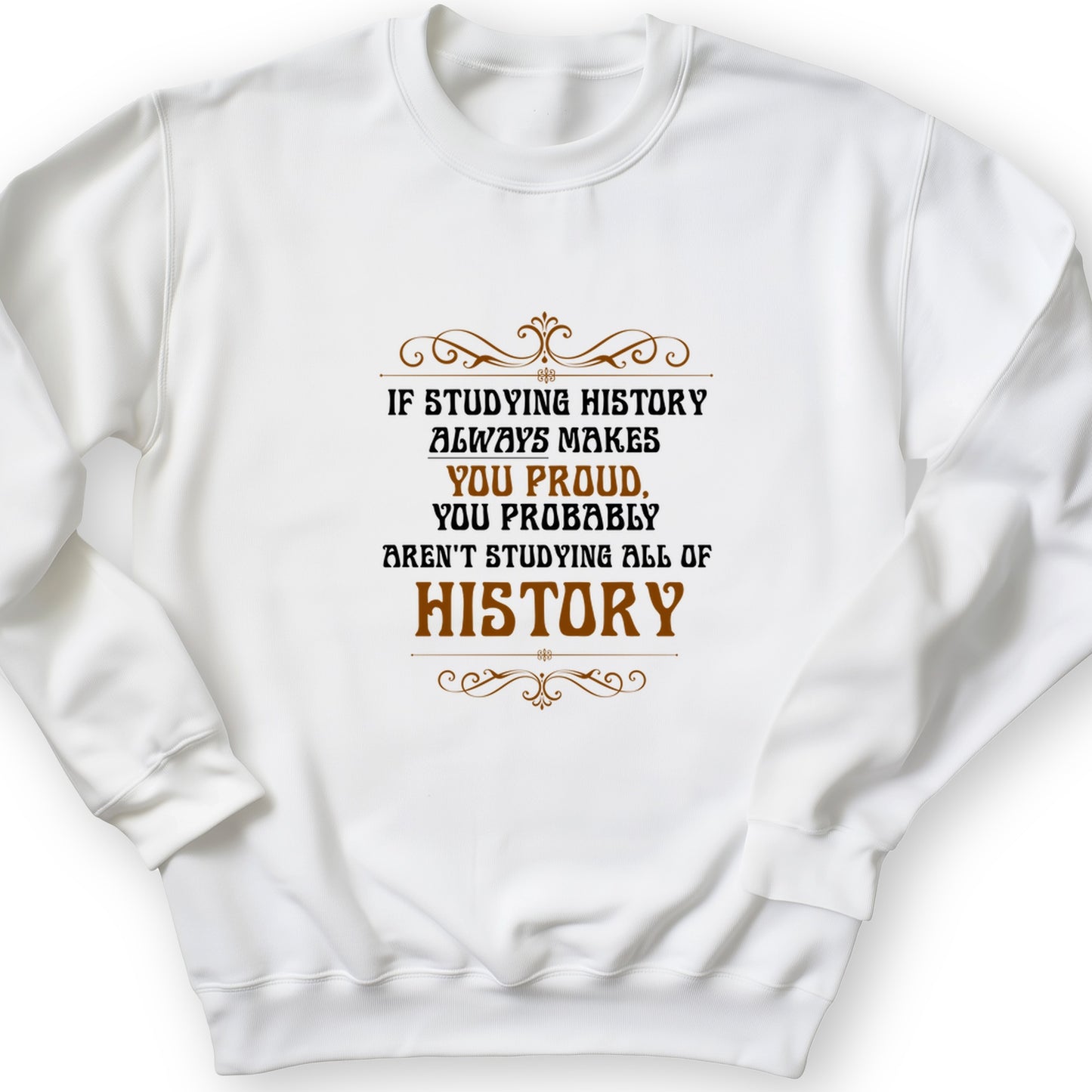 Studying History Crewneck
