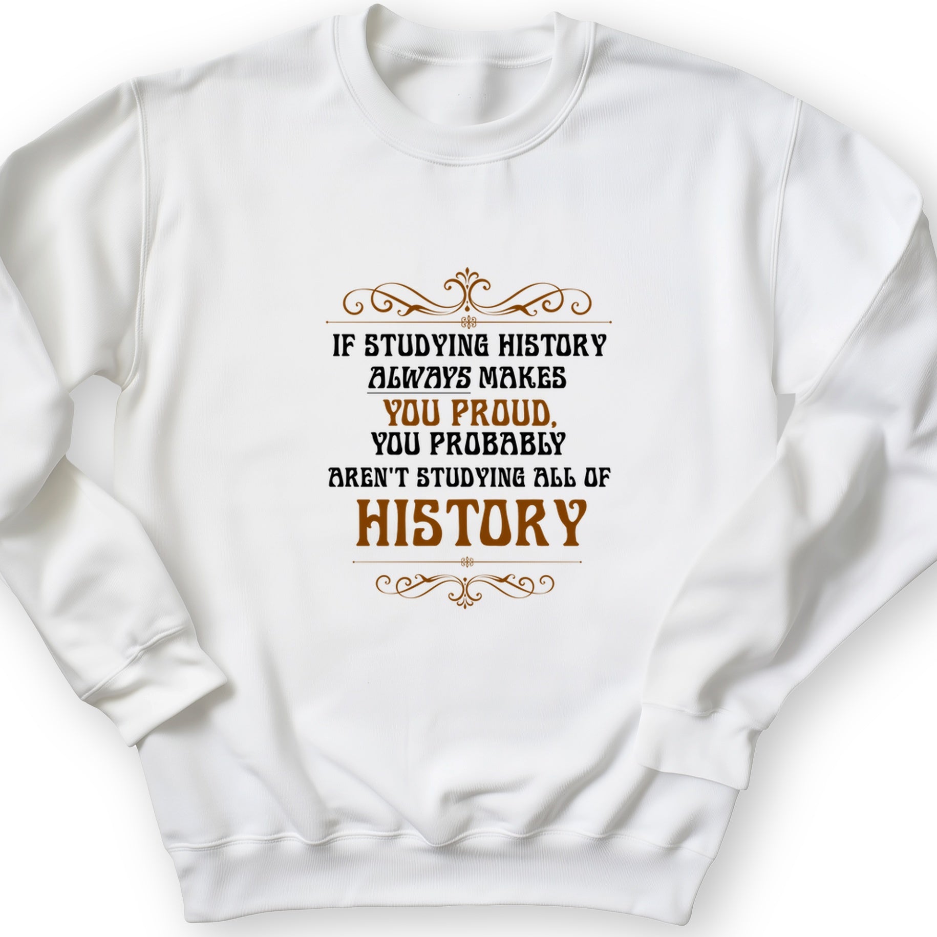 Studying History Crewneck