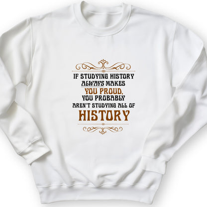 Studying History Crewneck