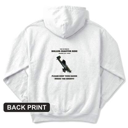 Stuka Roller Coaster Ride Back Print Hoodie