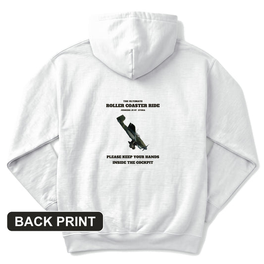 Stuka Roller Coaster Ride Back Print Hoodie