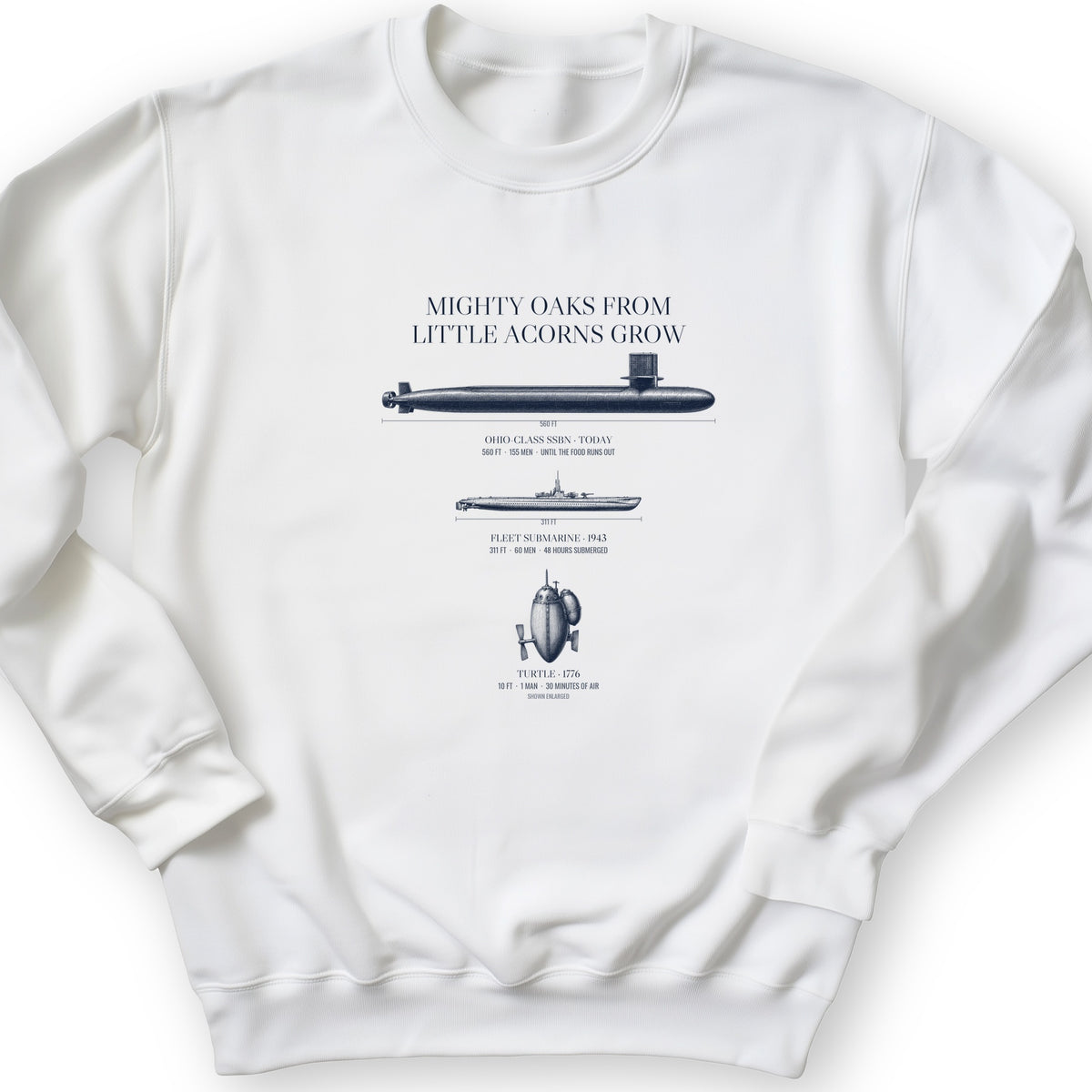 Submarine Evolution Acorns Sweatshirt