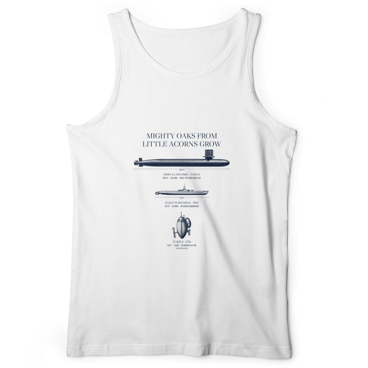 Submarine Evolution Acorns Tank Top