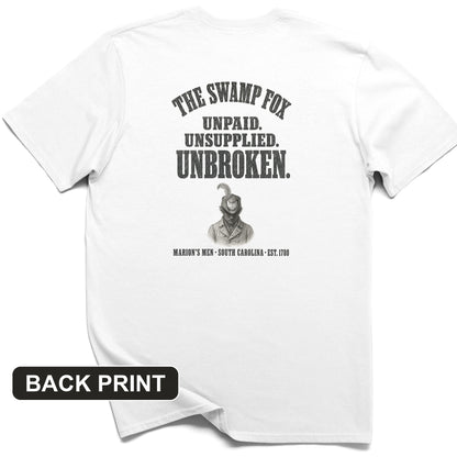 Swamp Fox Unbroken Back Print T-Shirt
